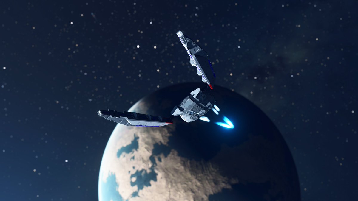 Testing #engines and #weaponsystem on the #discovery before exploring the #starfield