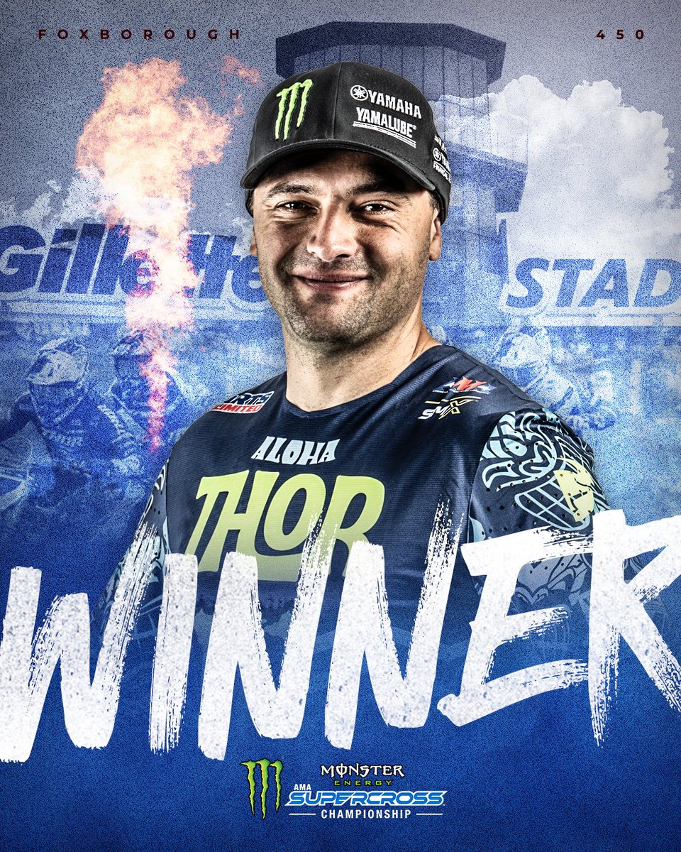 Start to finish for Webb as he wins the 450 main event! 🥇 #SupercrossLIVE #SMX