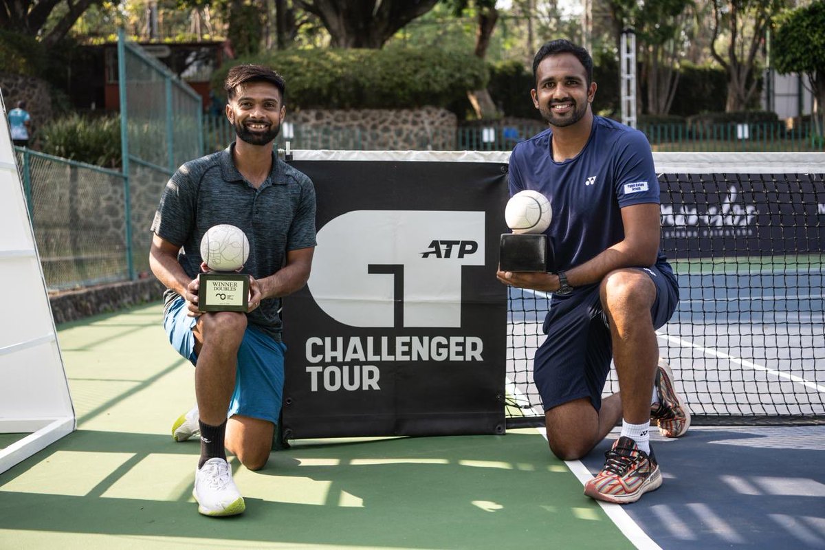 Congratulations to @ArjunKadhe and @JeevanN2010 for winning the doubles title at the @ATPChallenger in #LosMorelos #Mexico. Keep going guys @msltatennis @AITA__Tennis @IndTennisDaily