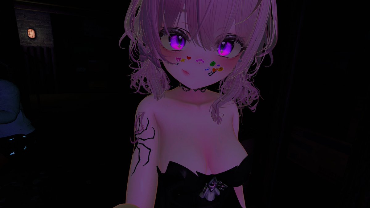 lights in the dark.

#vrchat #vrchatavatar #VRChatPhotographer #VRChatPhotography #egirl #vtuber #femalevtuber #anime #vtuber #lewdvtuber #lewd