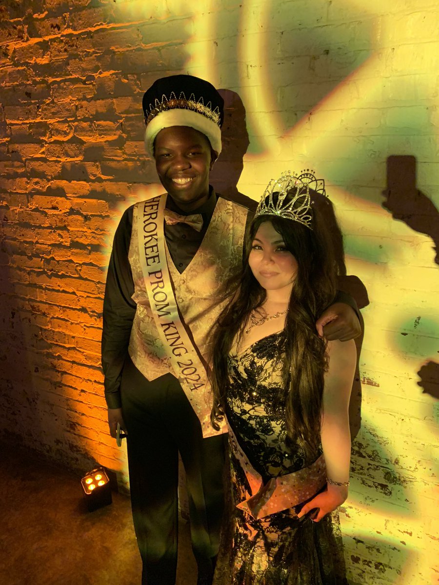 Congrats to Prom King and Queen, Tavion and Yadi!