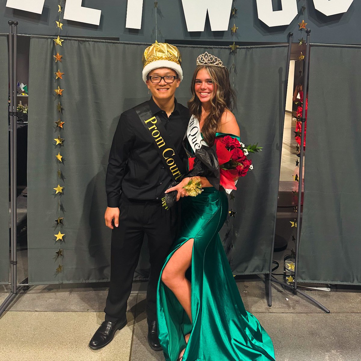Congratulations to the 2024 Prom Queen and King, Laylah Waugh and Ning Ha!