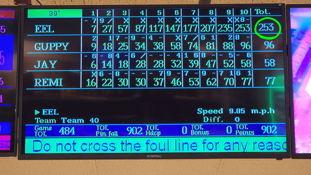 EELGUY's tweet photo. Looks like I still got it 🎳💥 https://t.co/PFPCfJrqwT