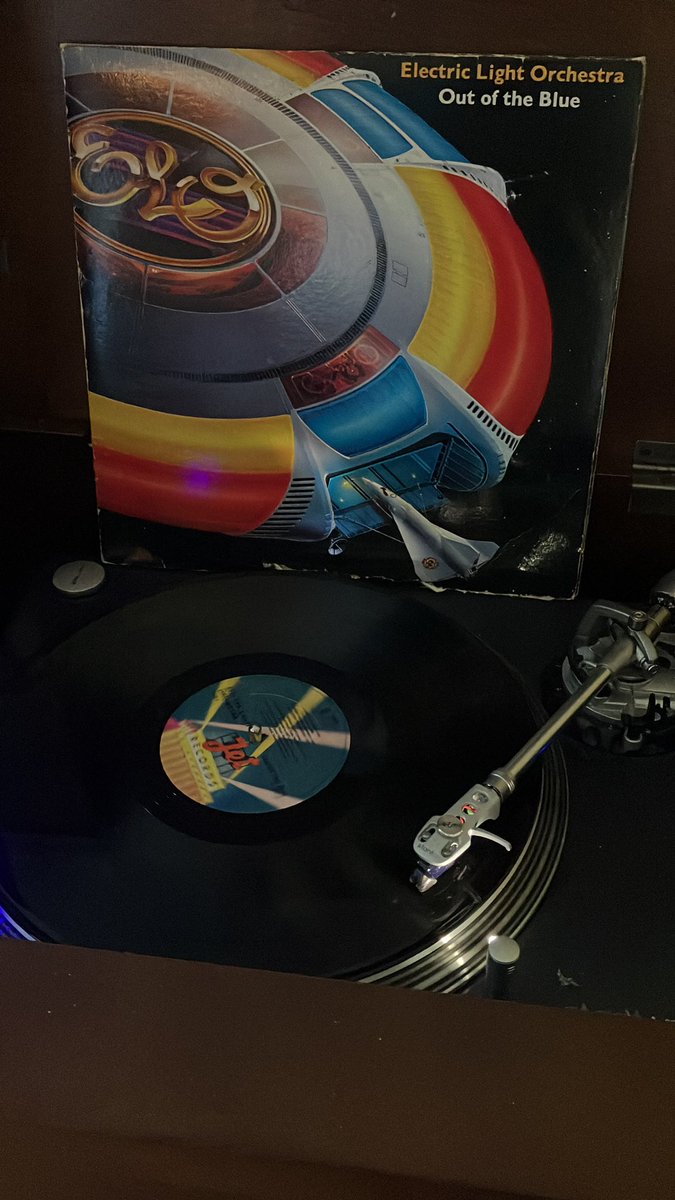 Going back to my roots tonight. Bought this when I was 15 in 1981 and it still sounds good. #oldschool #electriclightorchestra #elo #jefflynne