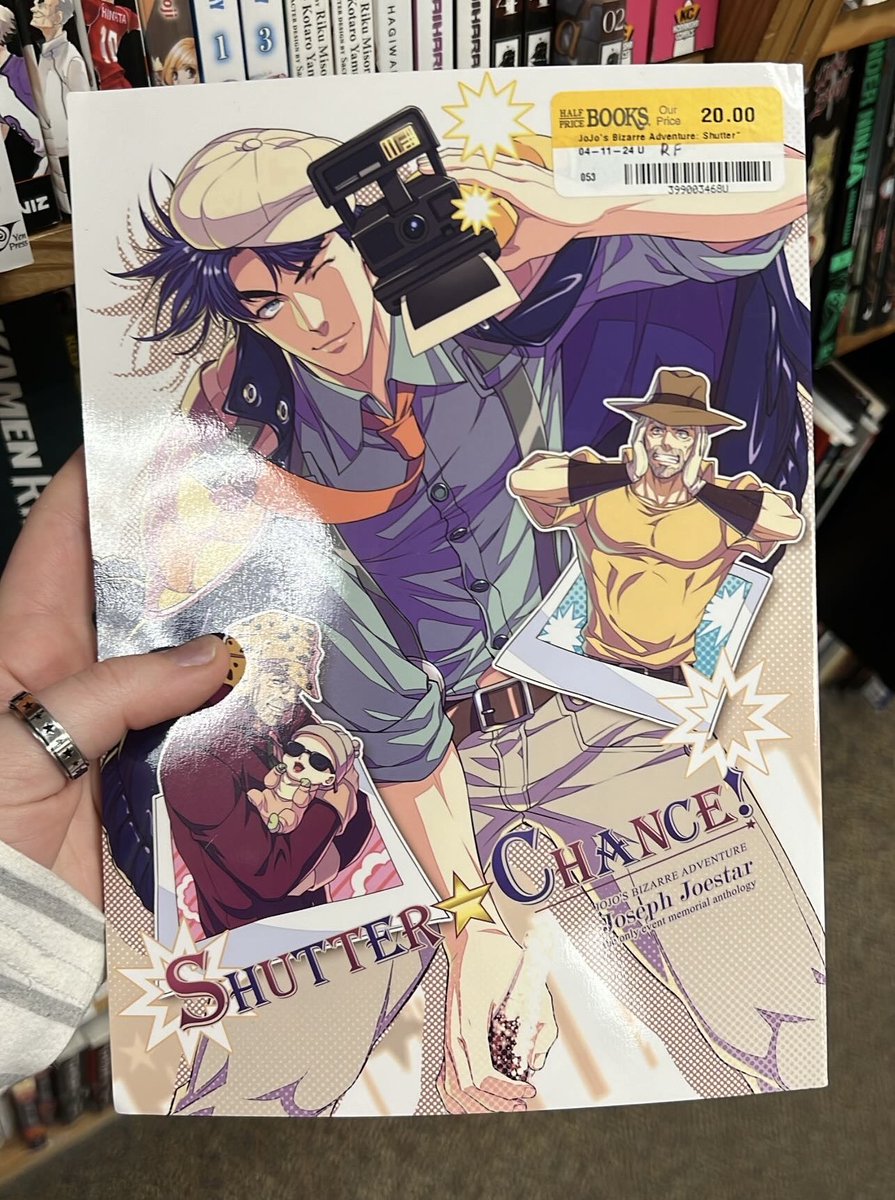 shojostyle's tweet photo. WHO SOLD THEIR JOJO DOUJIN TO HALF PRICE BOOKS??? https://t.co/5HY3RyjNBz