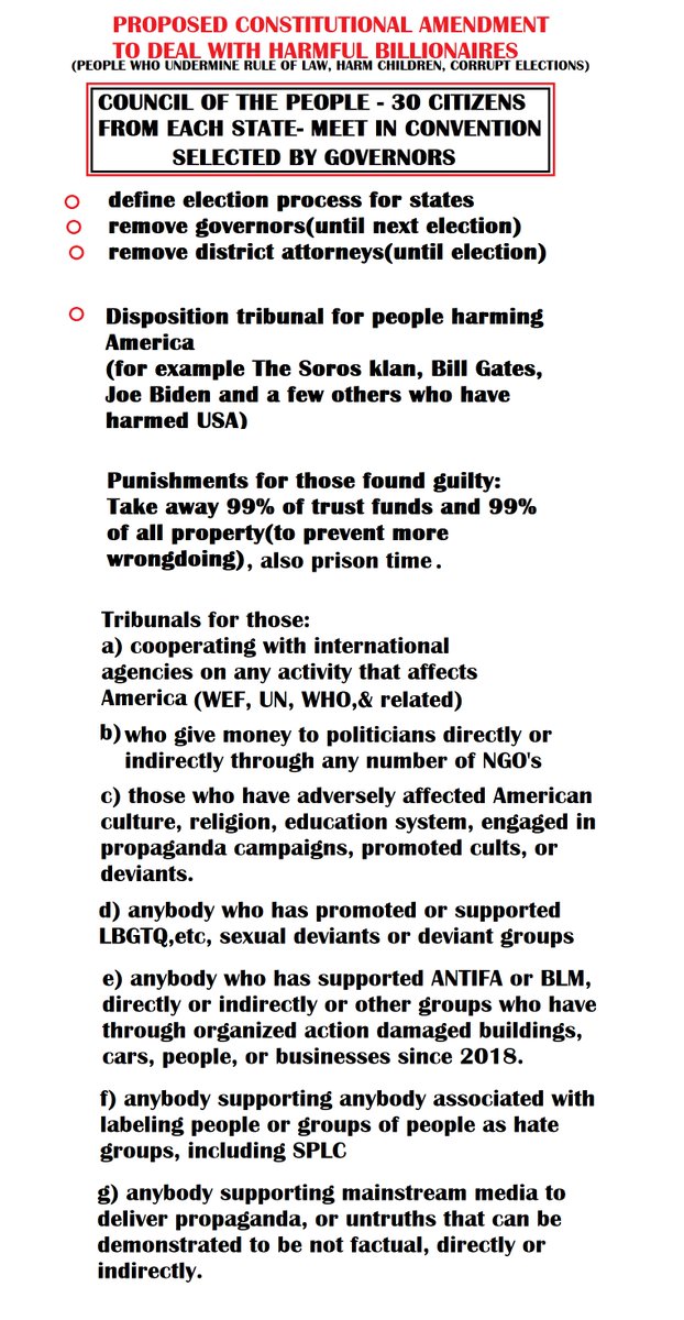 Here is another check and balance on power that nobody has addressed yet, related to corporations or individuals who have engaged in DEI or other activities or spent money to harm Americans...