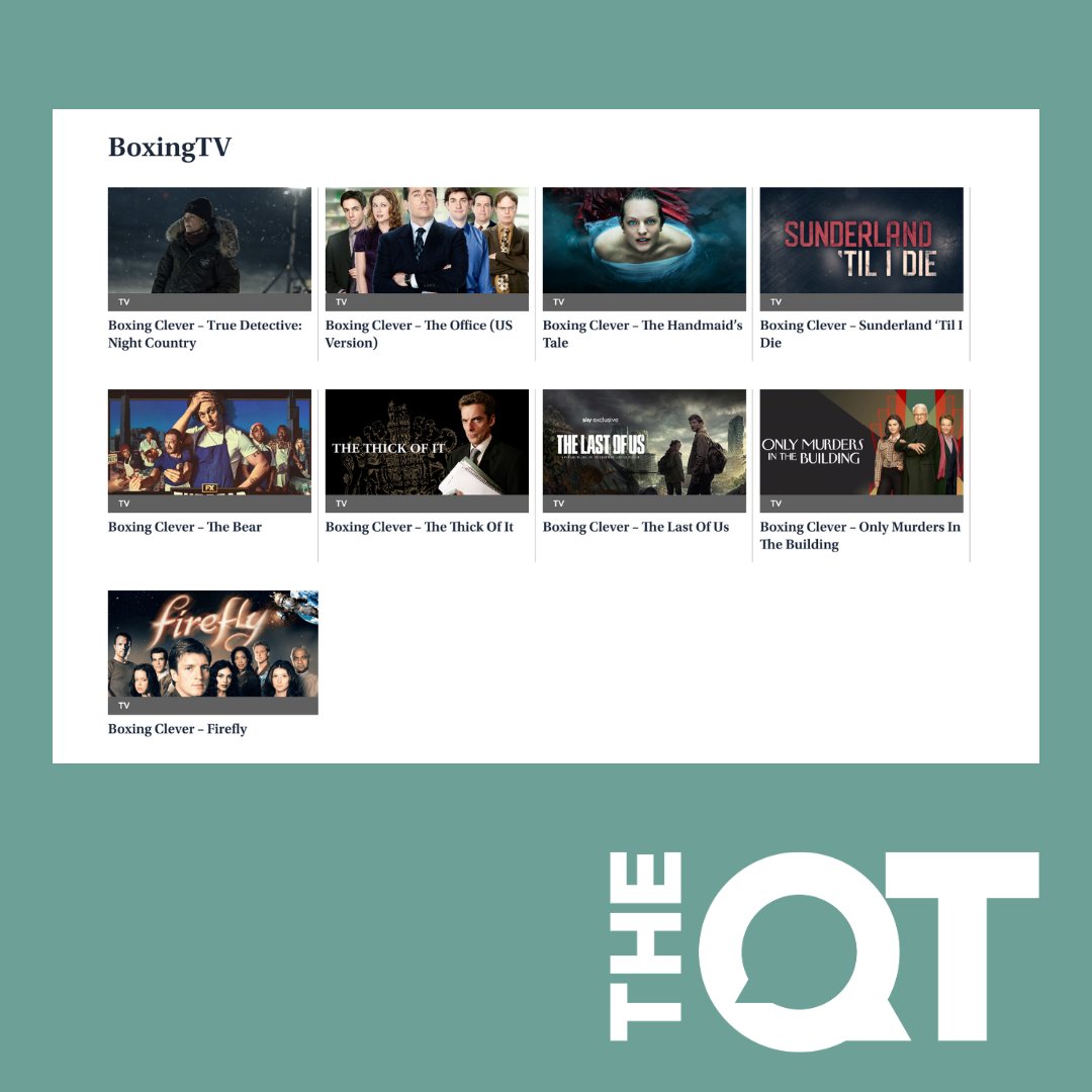 FREE TO READ: All set for a quiet Sunday night? Here's a boxset of boxset reviews (from <a href="/mictel45/">Michael Telfer</a>) - what's your choice? theqt.online/?s=BoxingTV

Also Happy Birthday <a href="/mictel45/">Michael Telfer</a> 🎂