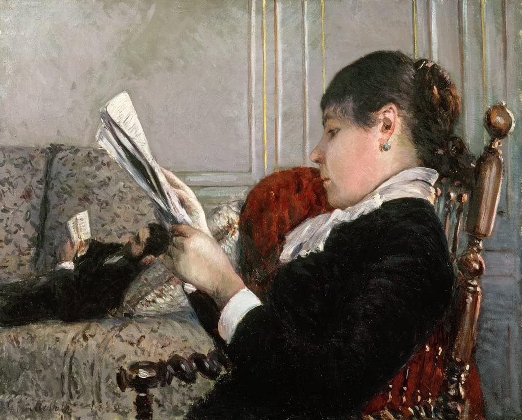 Die Lesenden und die Gelesenen.
Feine Sonntagslektüren für Euch!

📷 Gustave Caillebotte (1848-1894): Interior, Reading Woman (1880)
#readerslife #theartofreading #reading #sundayreading #sundayart