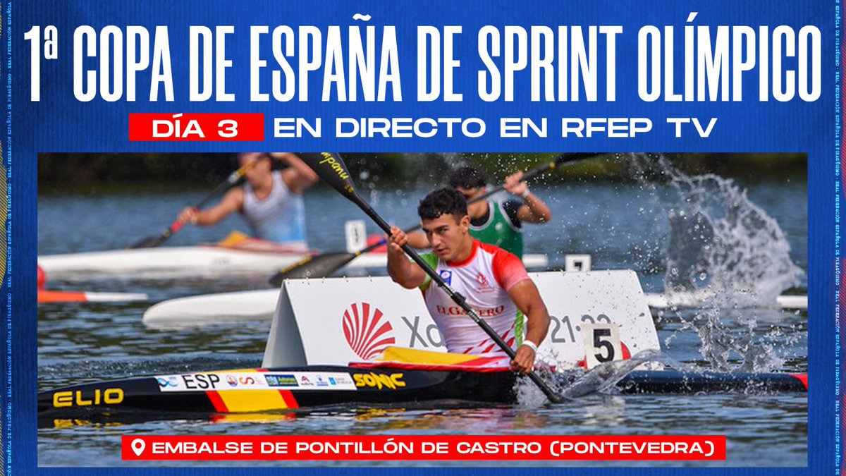 🚨𝗗𝗜𝗥𝗘𝗖𝗧𝗢 𝗥𝗙𝗘𝗣 𝗧𝗩🚨 Última jornada de competición en la 1ª Copa de España de Sprint Olímpico. 📺 youtube.com/live/k7P1nGuuN… #SomosPalistas