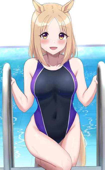 プール上がりのナリタトップロード#ナリタトップロード #ウマ娘 