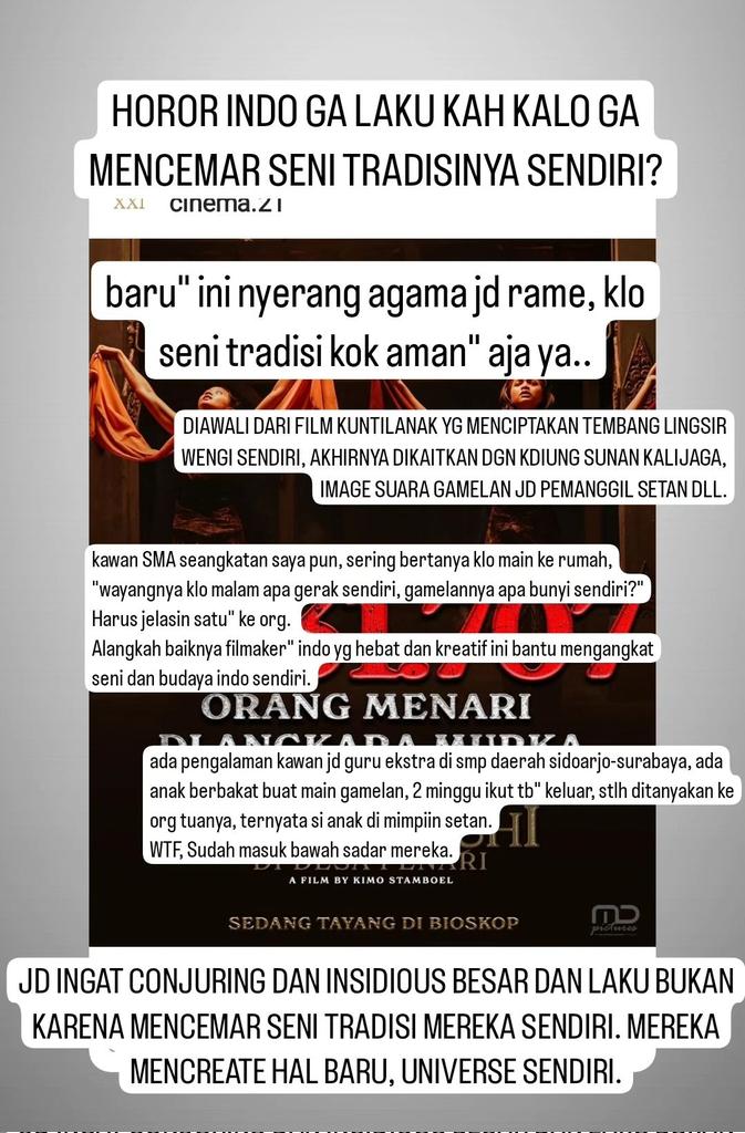 sadwikaaji's tweet photo. mencoba terus untuk melawan framing negatif, sesat, dan setan terhadap kesenian tradisi di Indonesia. https://t.co/PPCelhu3Qh