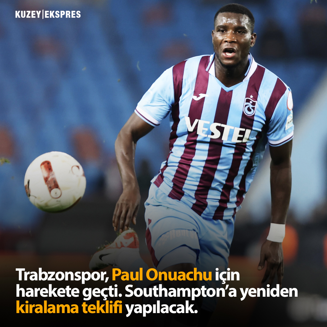 Trabzonspor, yokluğu ciddi şekilde aranan Paul Onuachu'yu kadroda tutabilmek için harekete geçti. Bordo mavililer, Southampton'a futbolcuyu yeniden kiralamak için teklif yapacak. (Fotomaç)