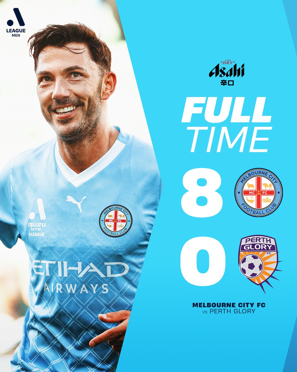 An incredible afternoon of goals. #MCYvPER