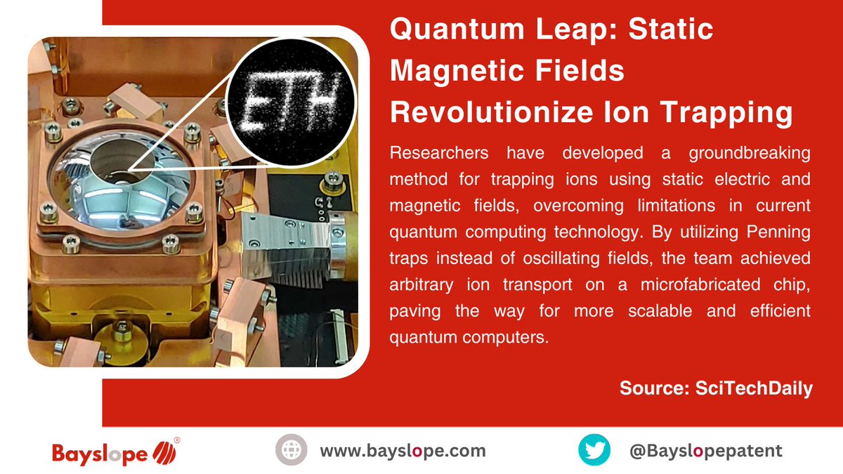 Static fields revolutionize ion trapping for quantum computing. 

#QuantumComputing #TechInnovation #IonTrapping #StaticFields #MagneticFields #QuantumTech #ResearchBreakthrough #FutureTech #ScienceNews #TechAdvancement