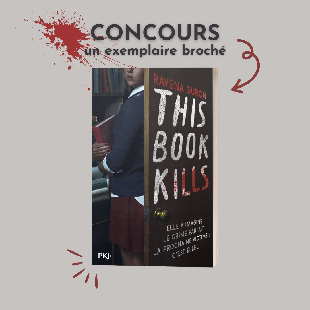 pocket_jeunesse's tweet photo. Tentez de remporter un exemplaire de This book kills !

Pour participer :
-> Suivez notre compte @pocket_jeunesse
-> Commentez ce post

Le concours se terminera le 21 avril à minuit. Les gagnant.e.s seront tiré.e.s au sort et contacté.e.s en mp

Bonne chance à toutes et à tous ! https://t.co/osgQJ5Olmq