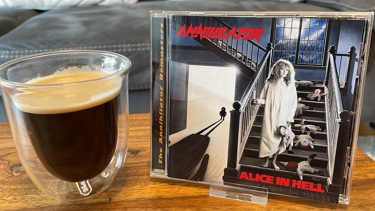 Sunday is for classics 🤷‍♂️ #NowPlaying Annihilator - Alice In Hell ☕️🔥🔥🔥 , #SundayMorning