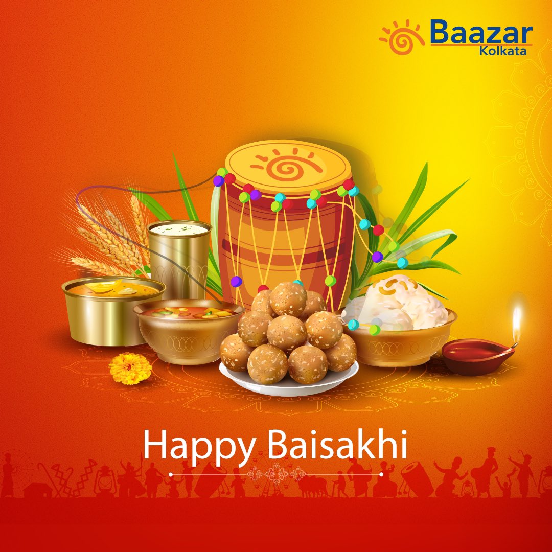 Happy Baisakhi. ❤️ #BaazarKolkata #baisakhi #baisakhifestival #baisakhicelebration #baisakhiwishes #baisakhi2024 #baisakhigreetings #baisakhispecial #festiveseason #festivevibes #festivetime #festivespot #topicalpost #topicalspot #occasionspot #harvestseason #newharvest