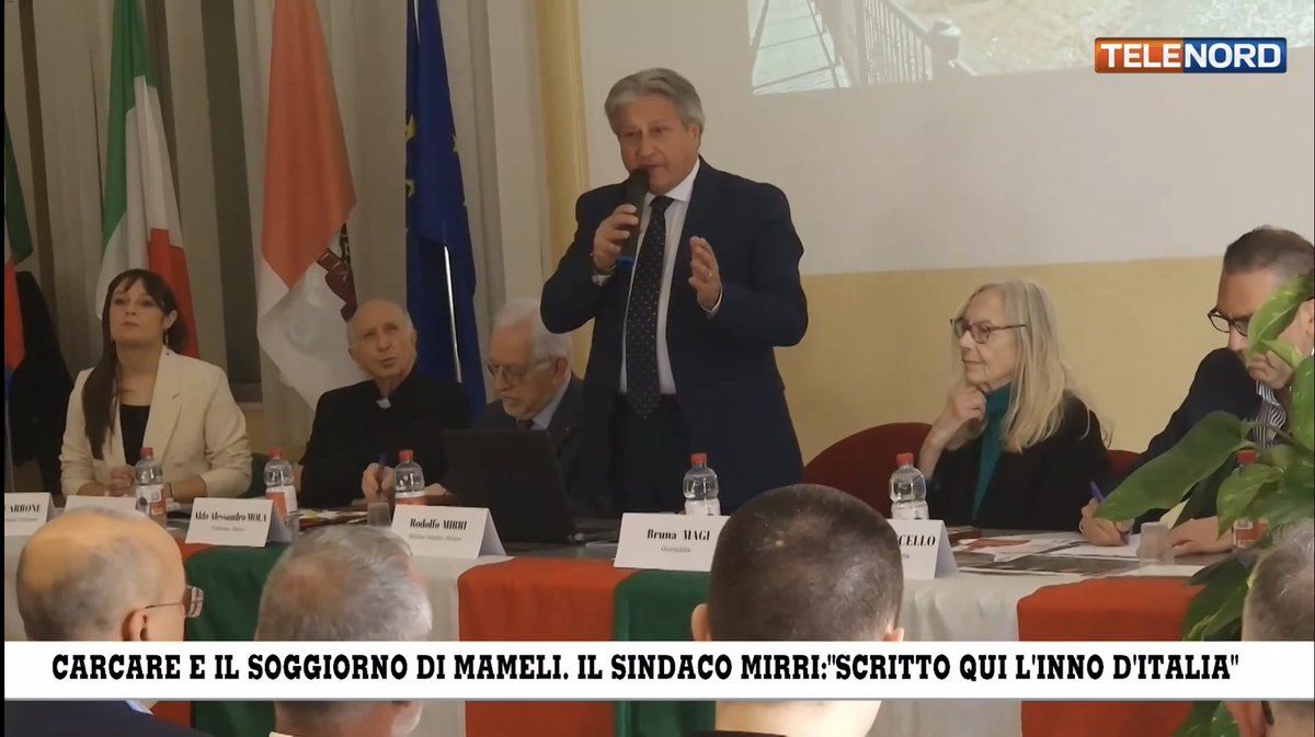 RodolfoMirri1's tweet photo. Convegno a #Carcare, molto partecipato,per cercare la verità sull’Inno d’Italia con la partecipazione del Prof./Storico #Mola, la giornalista #Magi, il Padre Scolopio #Levo e il consigliere regionale #Arboscello
Un ringraziamento a tutti 
#ilcantodegliitaliani #innodimameli https://t.co/0rI9D3sfL7