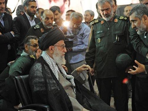 - خامنئي يسأل جنرالاته: حسنا، وما هي الخسائر بعد إطلاق 300 صاروخ؟

- الجنرالات: ال 300 صاروخ سيدي!