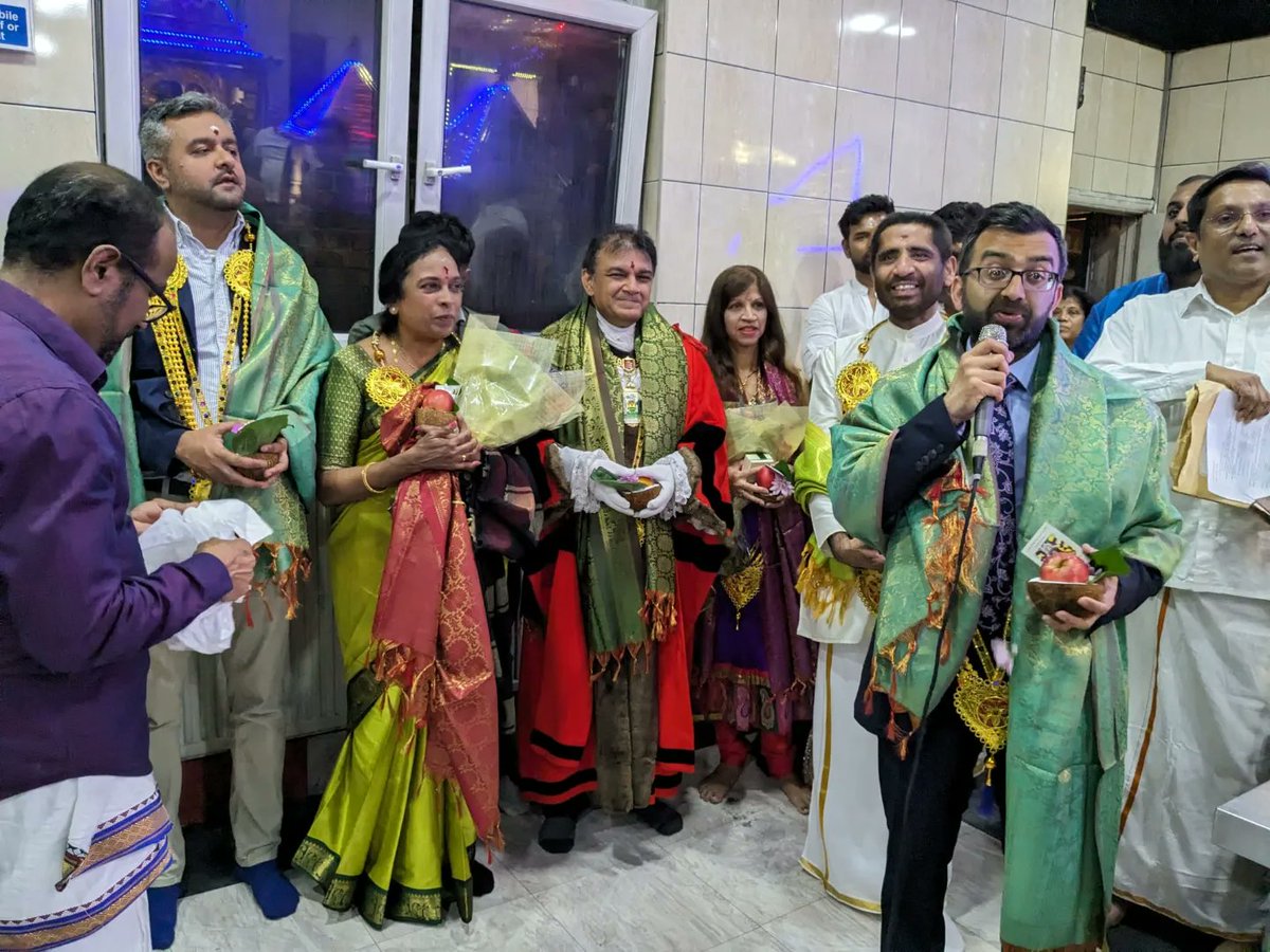 Happy Puthandu to those celebrating the Tamil New Year in Brent, Harrow and all over the world. It was such a joy to be celebrating alongside the community at the Sree Ayyappan Temple in Harrow last night.