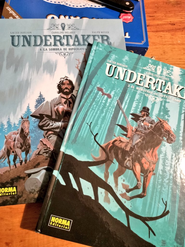 RikkiAresu's tweet photo. 📚 Lecturas de fin de semana que nos retrotraen a esos dias de adolescencia especiales...
#Undertaker #Enterrador
#westerncomics #XavuerDorison #RalphMeyer #NormaEditorial https://t.co/dzhVmcXdoZ