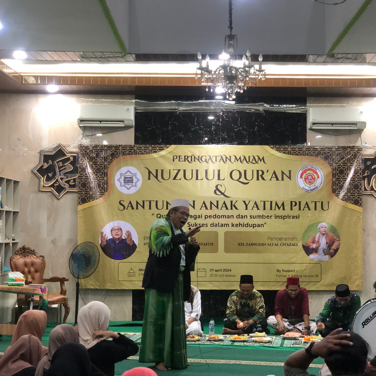 Hr Minggu,7 April 2024 jam 21:00wib NUZUL QUR'AN' Majelis Gabung Masjid & Karang Taruna RW 08 Forza' jln,Pucuk II Tanah Sereal Tambora,Jakarta Barat