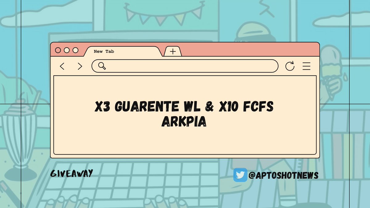 Giveaway of 3 guarente WL &amp; 10 FCFS spots <a href="/arkpia/">ARKPIA_Art</a>:

> Follow <a href="/arkpia/">ARKPIA_Art</a> and @AptosHotNews;
> Like &amp; RT this tweet;
> Drop your wallet.
