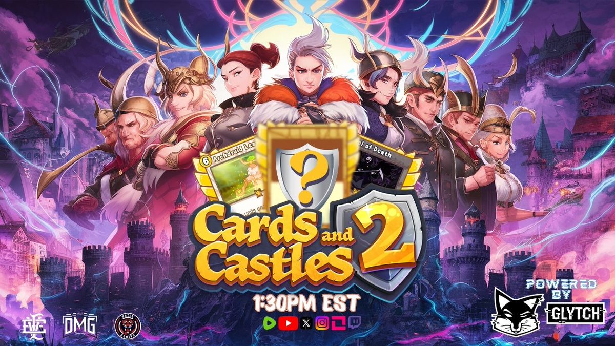 Me and TCGs. Hop in here as I learn a new one, open some packs, and... reveal a  card coming from the new set!!

#TCG #TCGplayer #TCGcommunity #TradingCardGame #CardsAndCastles2
@GLYTCHEnergy @EVEisEVERYONE @MazerHQ @DMG_Org @CardsAndCastles