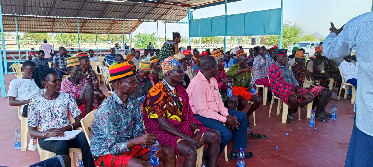 pakujah's tweet photo. The 2nd day of Loima and T. south peace dialogue meeting went well. This was indeed a fruitful engagement among the stakeholders. The engagement resolved to have follow up kraals peace sensitization meetings &amp; formation of joint peace dialogue committee to address pressing issues https://t.co/tMzEWFQoJG