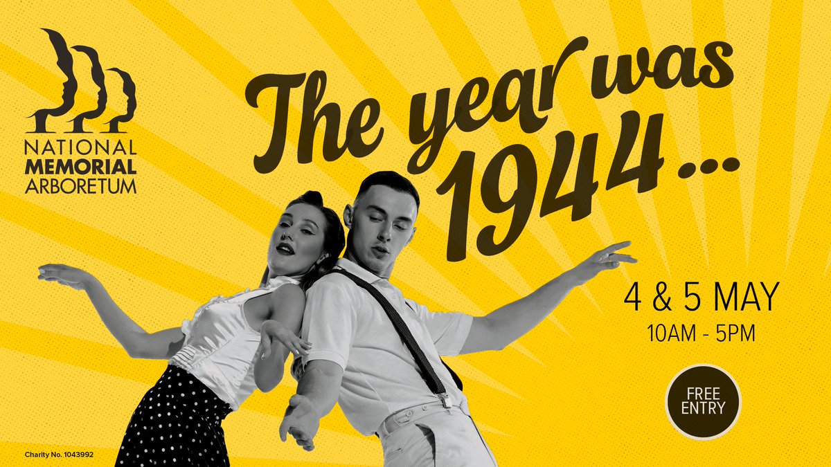 Are you a 1940s vintage fashion and music aficionado, living history enthusiasts or families looking for a unique day out? Come back in time with us on 4 and 5 May #TheYearWas1944 thenma.org.uk/what's-on/even…