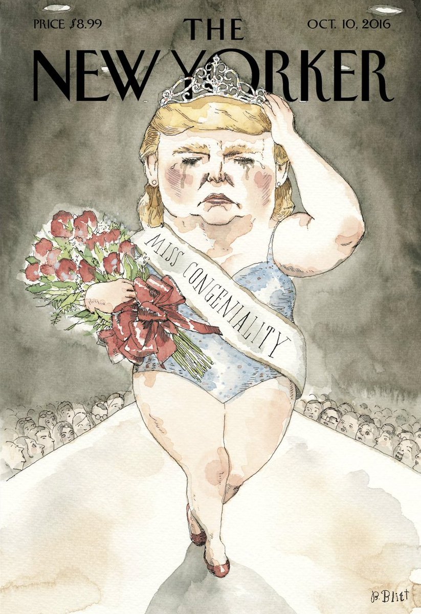 Holy moly. The New Yorker really hates Donald.
