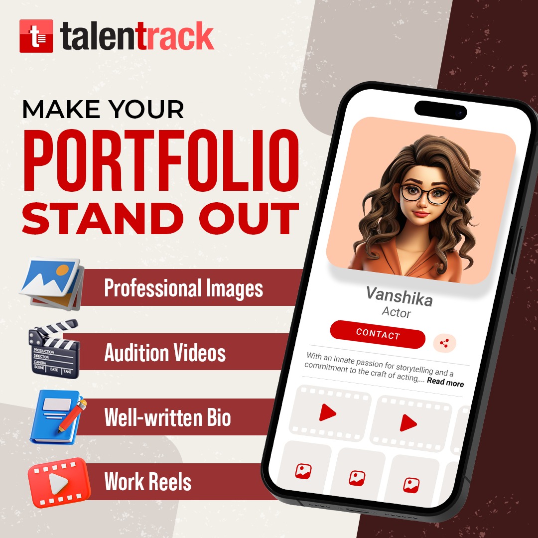 mytalentrack's tweet image. Stay ahead of the competition. Update your portfolio now! 

Download Talentrack App - bit.ly/2KlBjfh

#Talentrack #Artists #OnlineAuditions #Casting