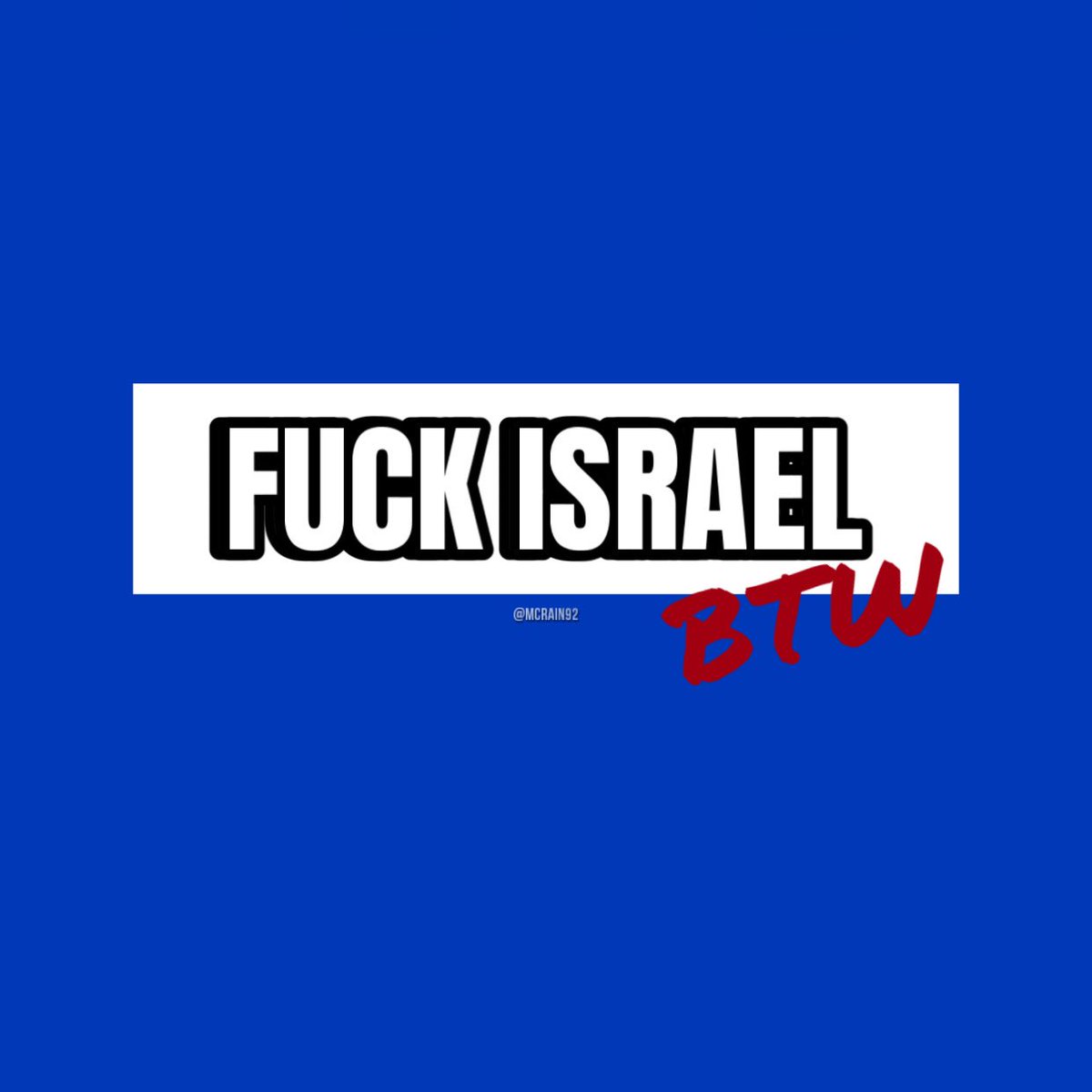 MCRain92's tweet photo. A world without racism and Israel, PLEASE… https://t.co/irV4COM0hL