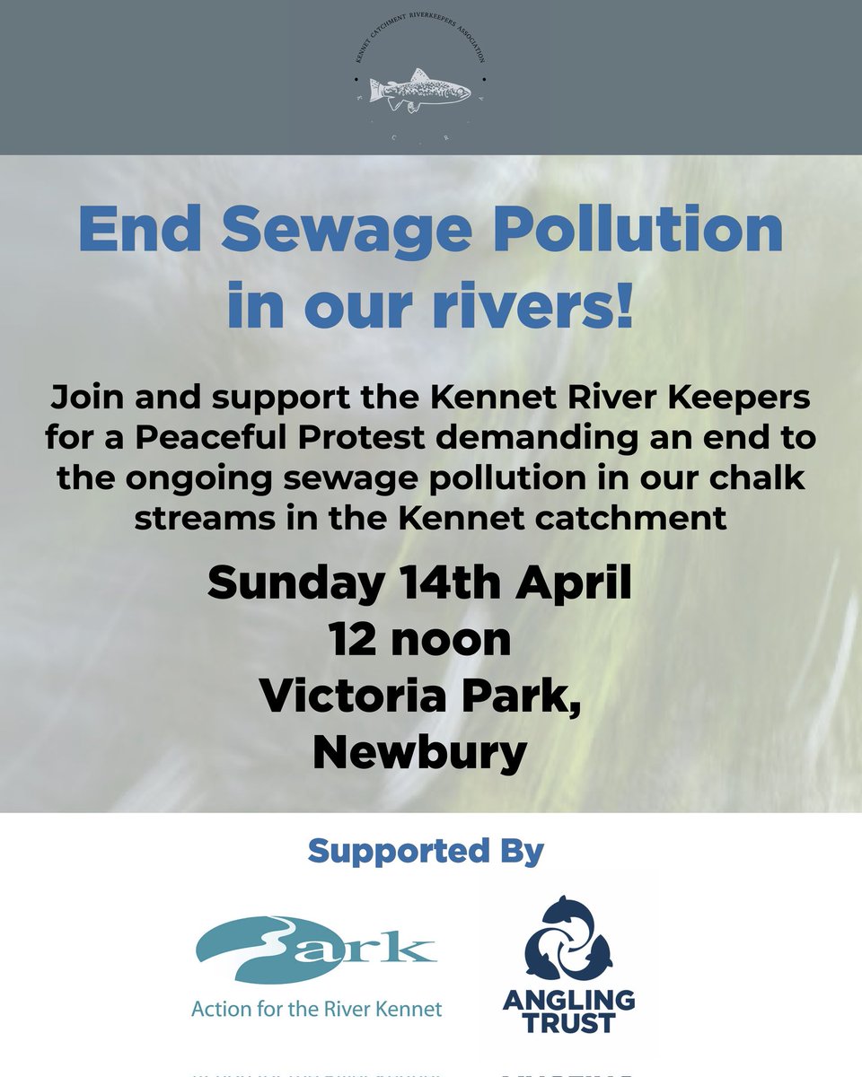 If the Government had the public interest as its top priority it could renationalise @thameswater with little or no cost to the taxpayers.
#weownit
Join @GreenJennyJones @ARKennet @TheJimMurray @AnglingTrust today in #Newbury to demand action to protect our precious #Chalkstreams