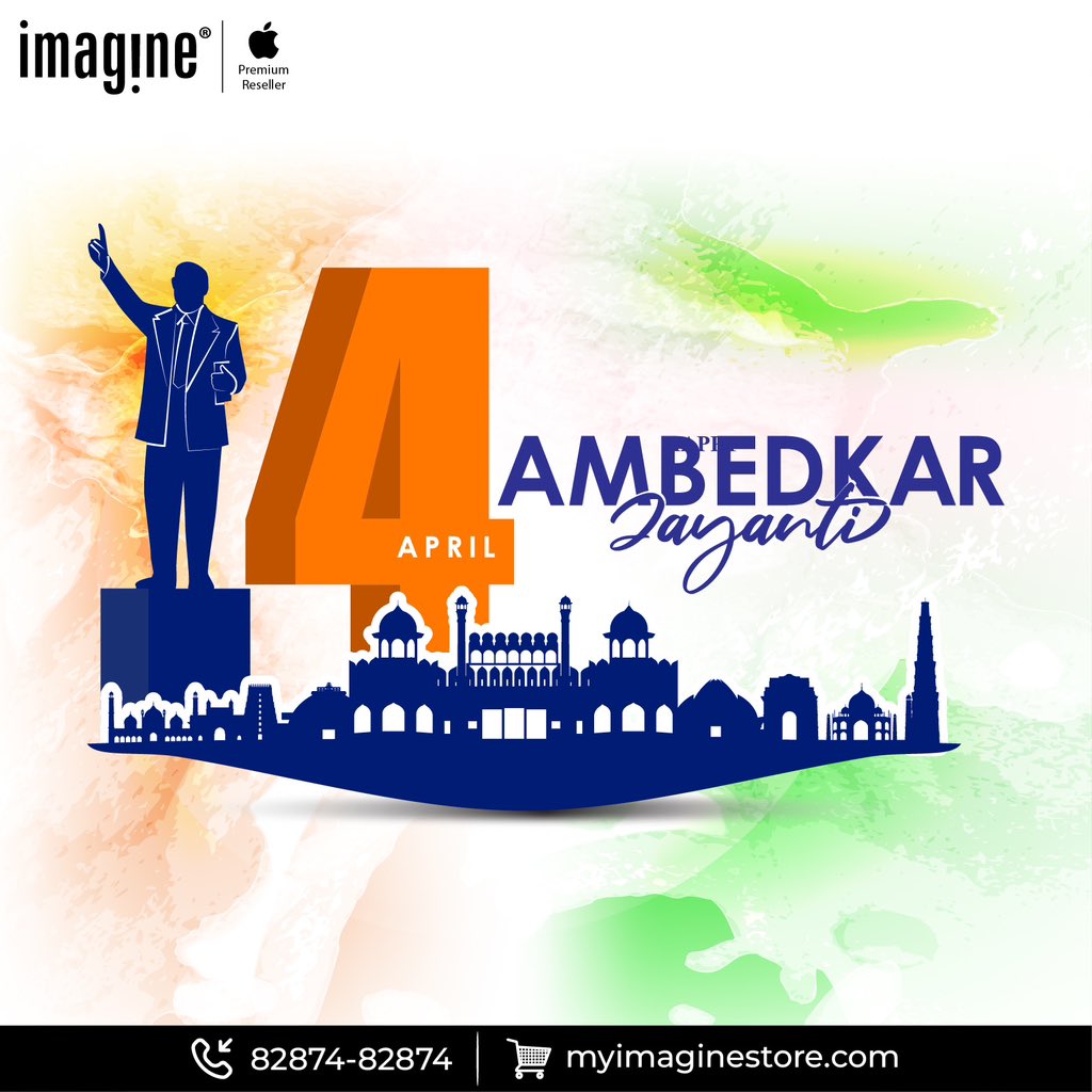 On Ambedkar Jayanti, let's remember the visionary leader who dedicated his life to social justice and equality. #Apple #Tresor #Imagine #AmbedkarJayanti #Wisdom #Peace