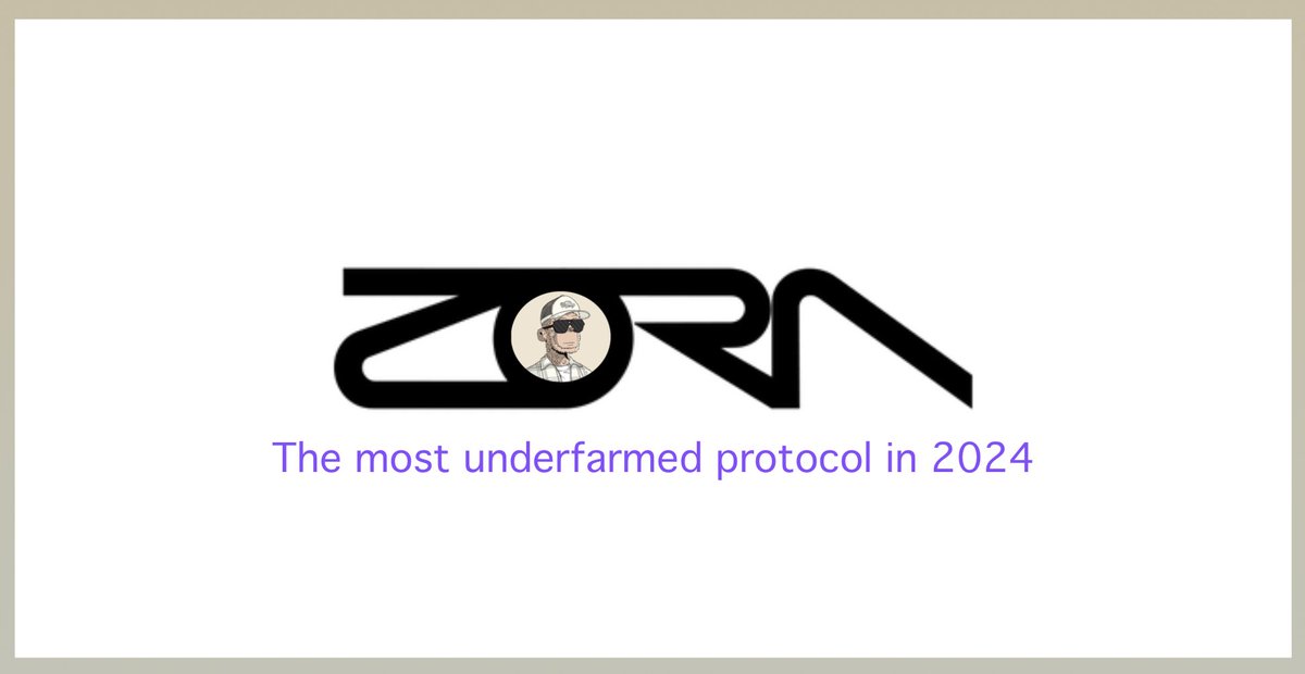 thenameisbrill's tweet photo. Tell me the airdrops you're farming this week in the comments.

For me, I'll be paying more attention to Zora this week.
I've talked about Zora before and looking at the amount they raised ( over $60M) they are underfarmed.

So yeah, I'm diluting it🧵 https://t.co/KVANR4EFLM