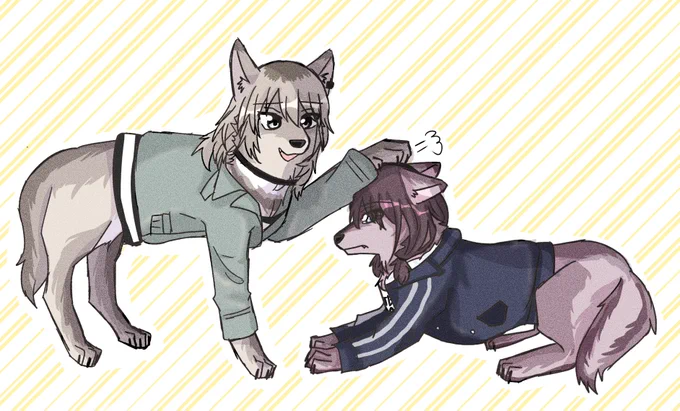ももにな擬獸化#GirlsBandCry #ガルクラ 