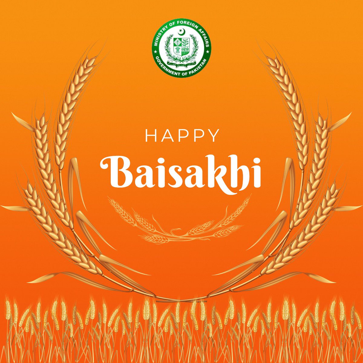 On this joyous occasion of Baisakhi, let's celebrate the rich cultural heritage and traditions that bring us together as a diverse nation. Wishing everyone a happy and prosperous Baisakhi! 🌾✨