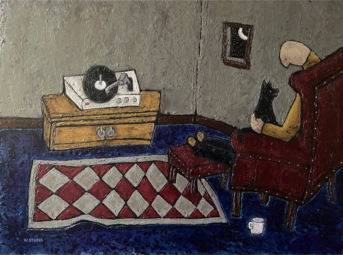 My very best wishes to @PanterandHall in their new home at 21-22 Pall Mall, London. To be represented by such a respected gallery is an honour. This is the very first painting of mine that they sold. 'Playing Her Song' (in private collection).