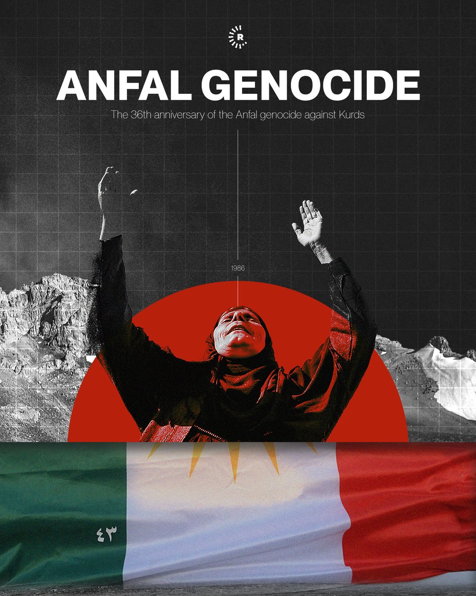 Beginning in 1986, the Anfal campaign killed more than 182,000 Kurds in two years of slaughter by former Iraqi dictator Saddam Hussein's Baathist regime. Named after the eighth surah in the Quran, the campaign began on April 14, 1988, in the Kurdistan Region's Garmiyan area.