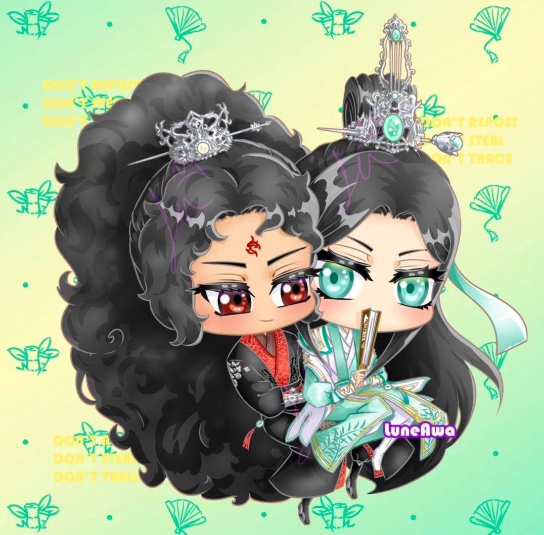 My fav chineese #xianxia serie #ScumVillainSelfSavingSystem is here again! 💕

This two are the 'new' versions, #LuoBinghe / #Bingmei and #ShenQingqiu / #ShenYuan 💕

I get this Shen Yuan Cosplay too! 🤭💕

#svss #scumbagvillainselfsavingsystem #bingqiu #save #danmei #svsss