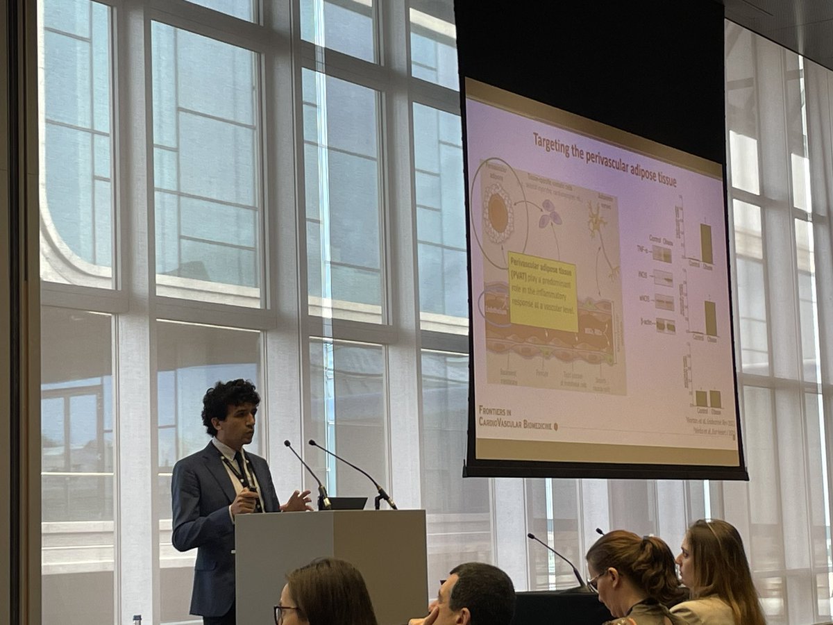 Jan Willem Buikema (@jan_w_buikema) on Twitter photo Transcriptional regulation of hexokinase 2 by BRD4 drives perivascular adipose tissue meta-inflammation in cardiometabolic disease by Alessandro Mengozzi (University of Pisa - Italy)
#FCVB2024 #ESC_journals
<a href="/Neele_AE/">Annette Neele</a> <a href="/C_Balbi90/">Carolina Balbi</a> <a href="/CarolRemme/">Carol Ann Remme</a>
<a href="/alesmengozzi/">Alessandro Mengozzi</a> <a href="/MonikaGladka/">Monika Gladka</a> Transcriptional regulation of hexokinase 2 by BRD4 drives perivascular adipose tissue meta-inflammation in cardiometabolic disease by Alessandro Mengozzi (University of Pisa - Italy)
#FCVB2024 #ESC_journals
<a href="/Neele_AE/">Annette Neele</a> <a href="/C_Balbi90/">Carolina Balbi</a> <a href="/CarolRemme/">Carol Ann Remme</a>
<a href="/alesmengozzi/">Alessandro Mengozzi</a> <a href="/MonikaGladka/">Monika Gladka</a>