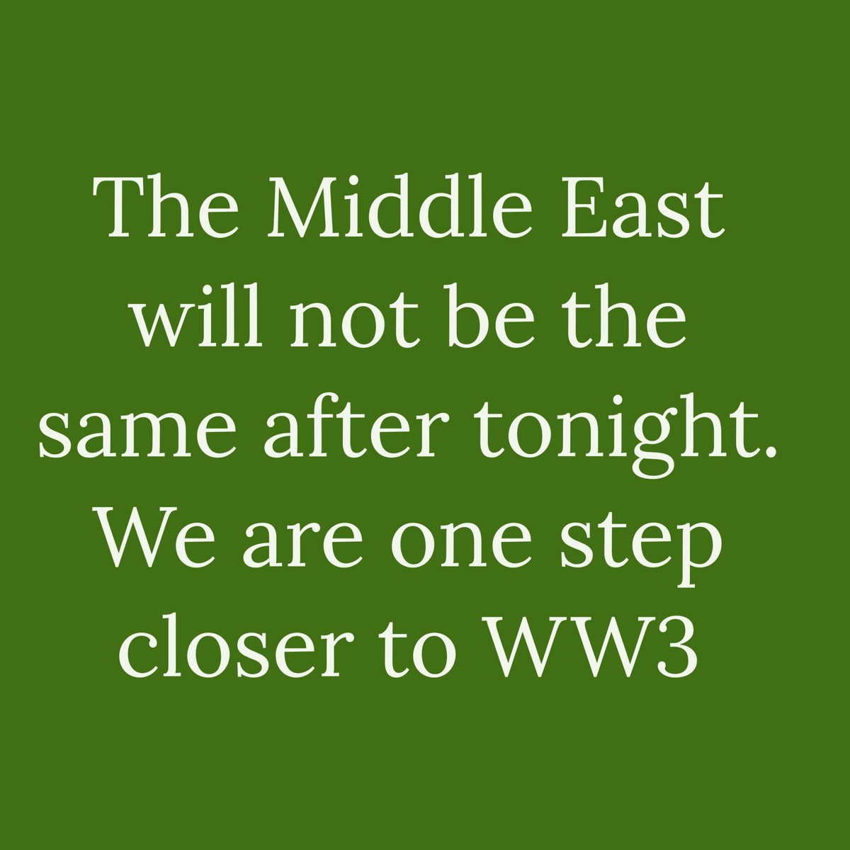 Truth be told , It’s a question of time #ww3 #iran #IslamicRepublic #IslamicRegimeIsNotIran #NuclearWar