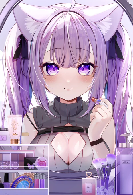 おにゃにゃに可愛いって言ってもらえるかなぁ…… #絵かゆ 