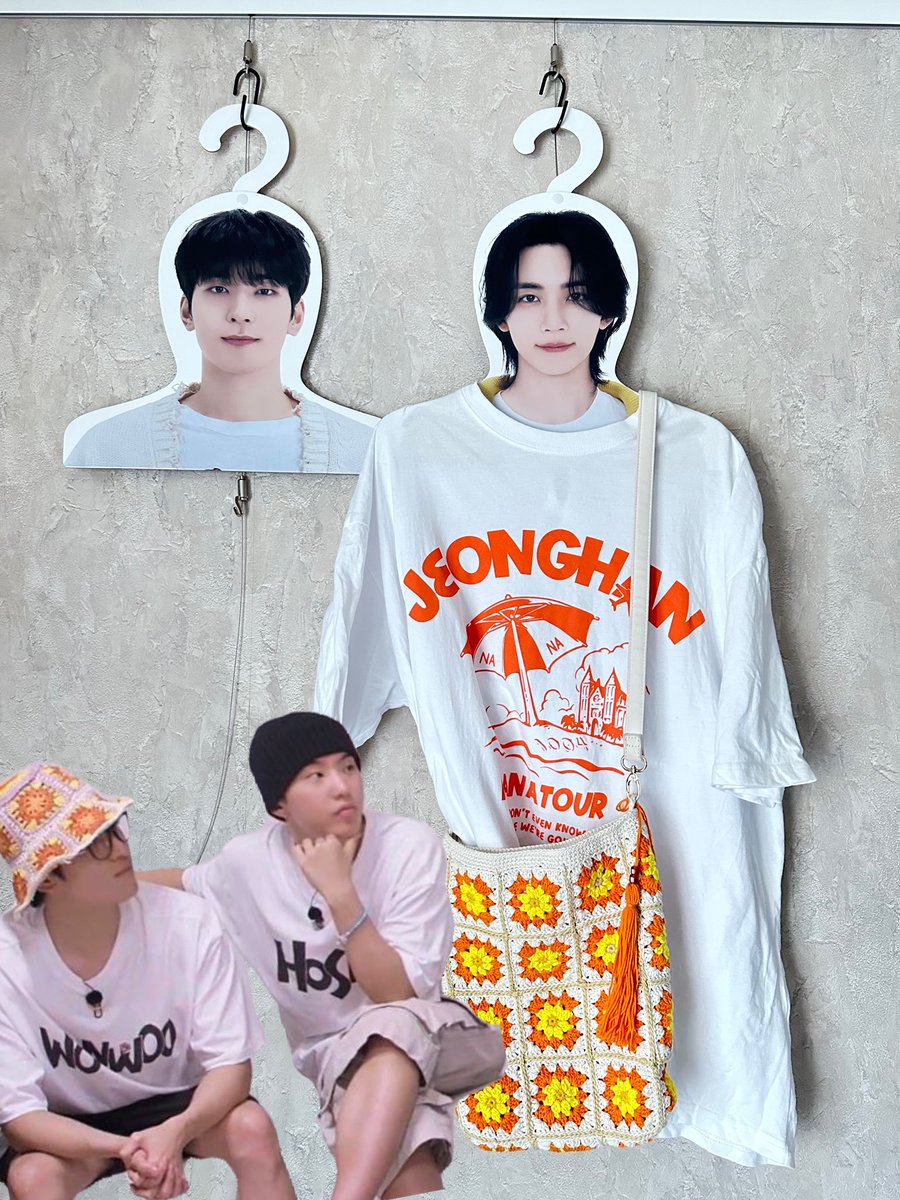 ナナツアーのウォヌの帽子風のショルダーバッグ作ってもらったよー