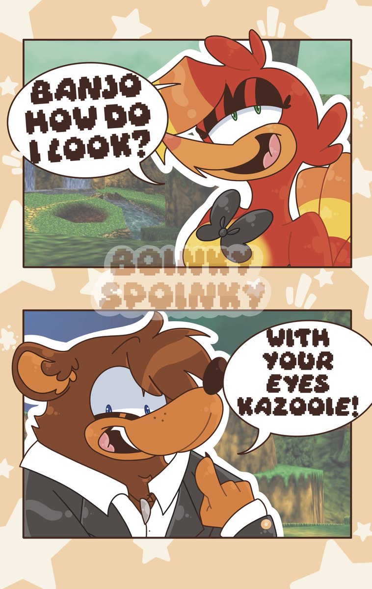 He knows what she’ll do afterwards but it was worth it 👍🏽

Goodnight!

#BanjoKazooie