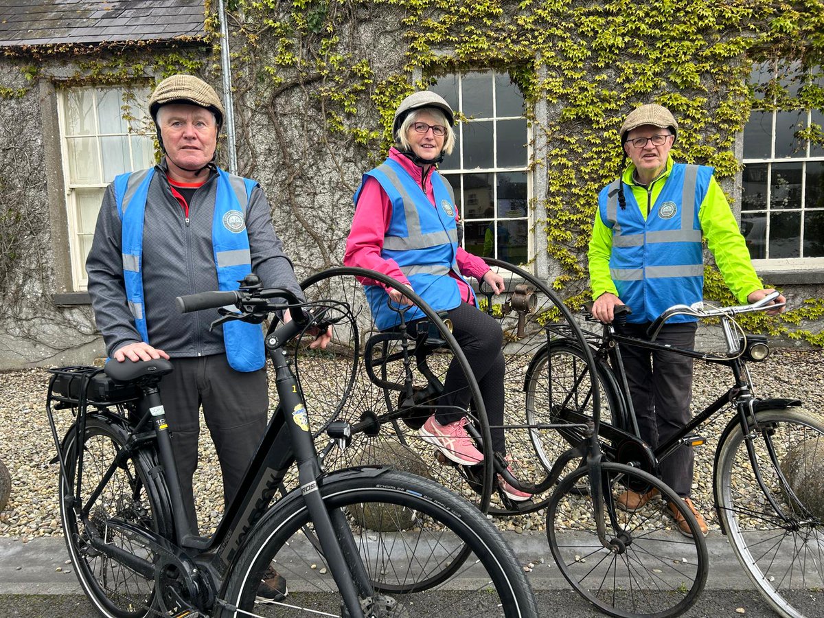 The evolution of a bicycle club! #Bulfincycle #PedalVintage #RotarRogues @SheppardsDurrow @IrishSheds @tourism_laois @MidlandsIreland