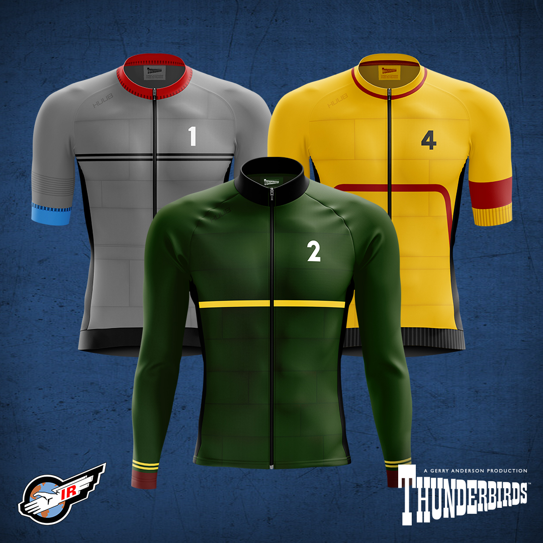 It's Gerry Anderson Day! Celebrating the life and legacy of the legendary children's television pioneer, we are so proud to have the HUUB x Anderson Entertainment collection featuring Thunderbirds and Captain Scarlett cycle and training wear.