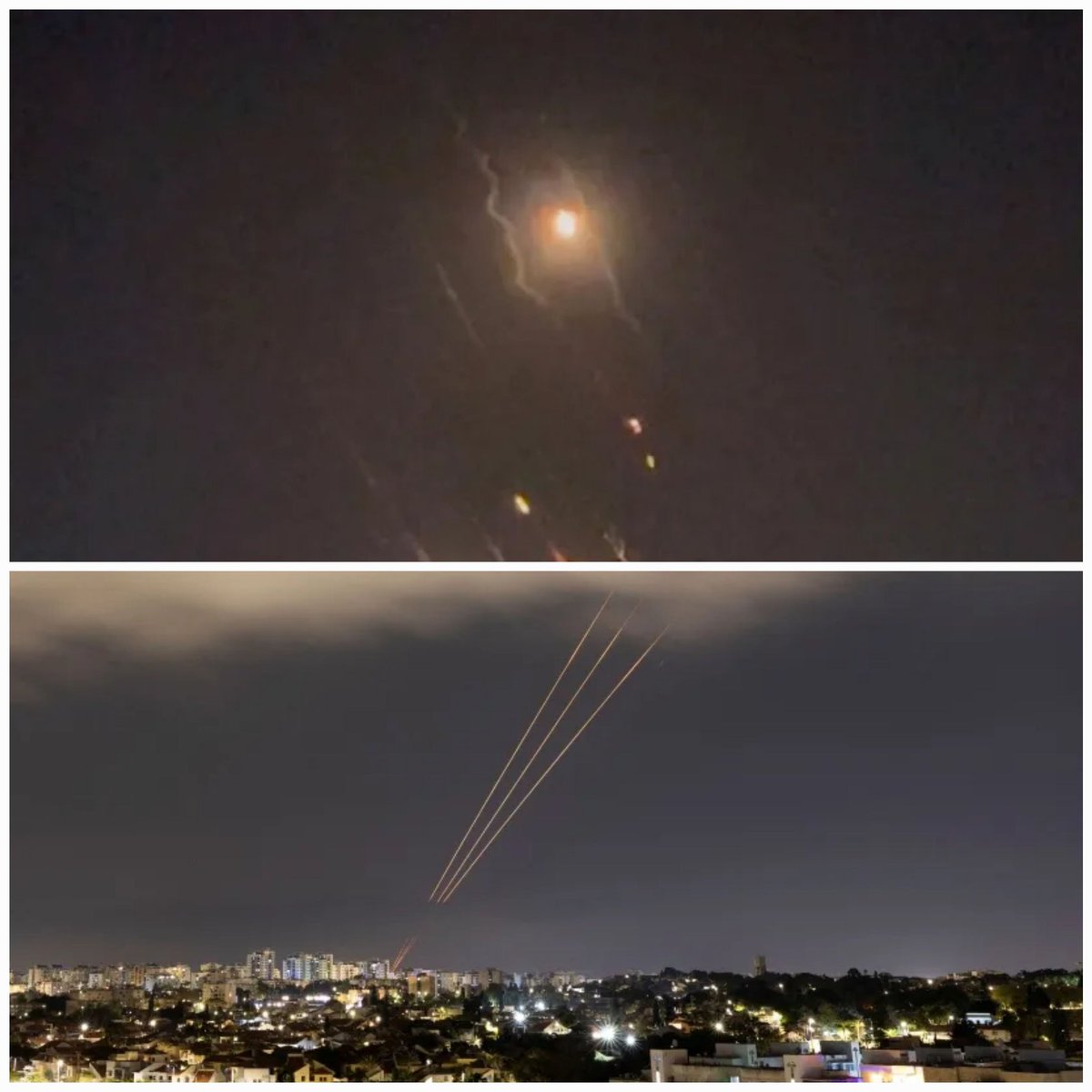 Iran launched a swarm of explosive drones and fired missiles directly at Israel,marking its firstever direct attack on Israeli territory.These strikes were in retaliation for an Israel i attack on an Iranian consulate building in Damascus,which resulted in the deaths. World war3?