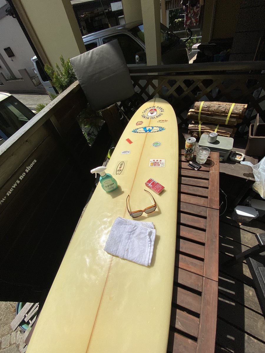 takeyasuo1's tweet image. 3本ウタマロでクリーニング完了！

#妻から謹慎中
#NOSURF
#夏到来